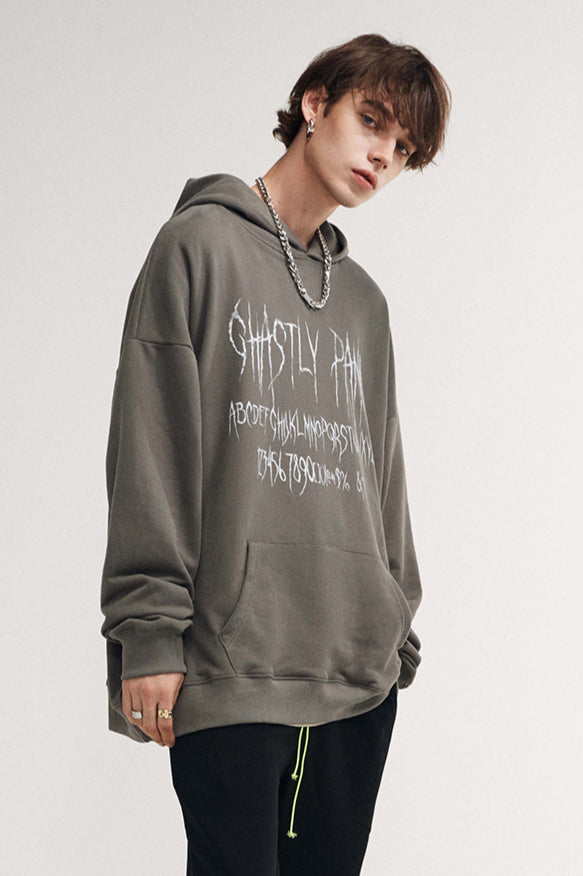 Men's Casual Oversized Hoodie with Graphic Print