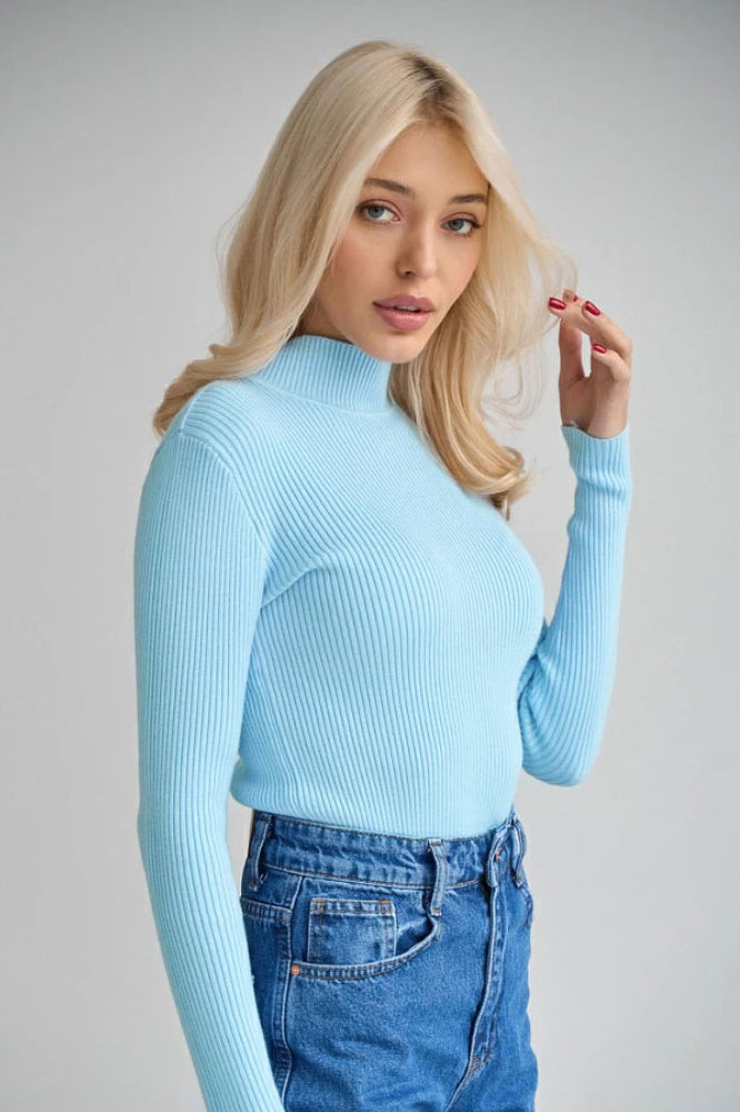 Silhouette Contour Knit Turtleneck