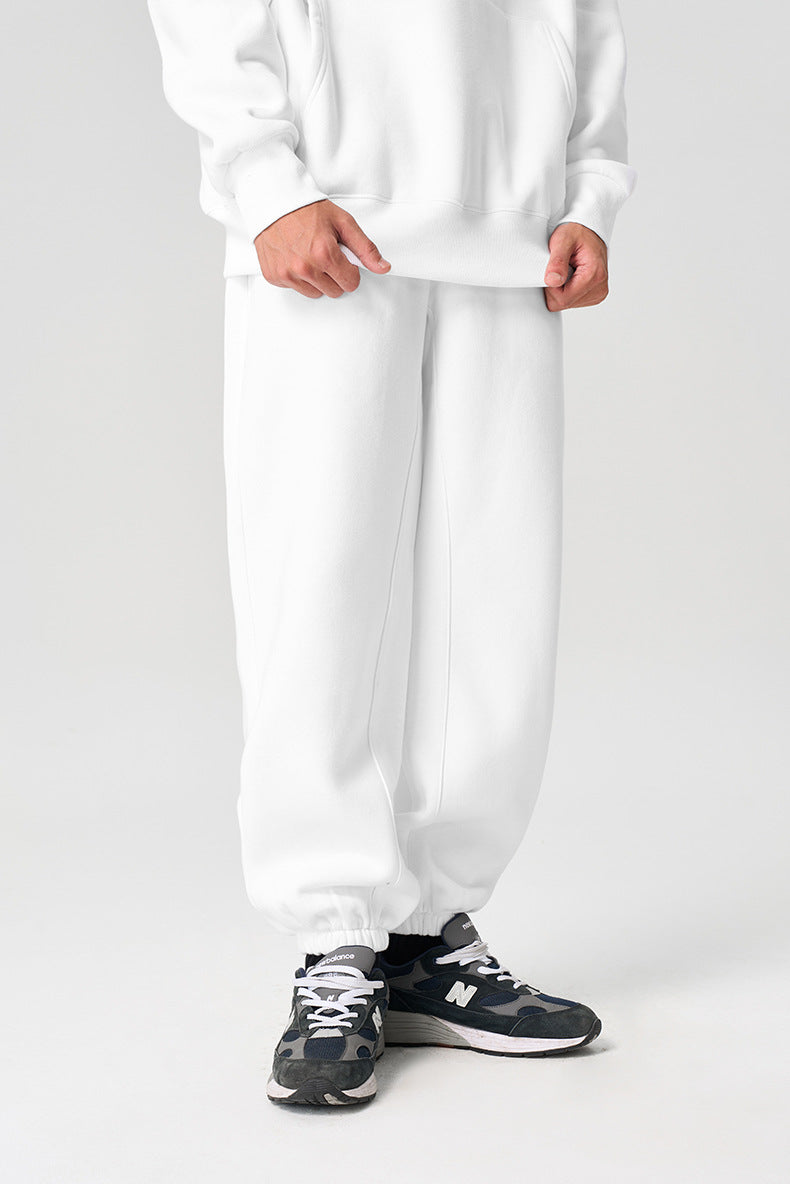 Elastic Waistband Cozy Cotton Sweatpants