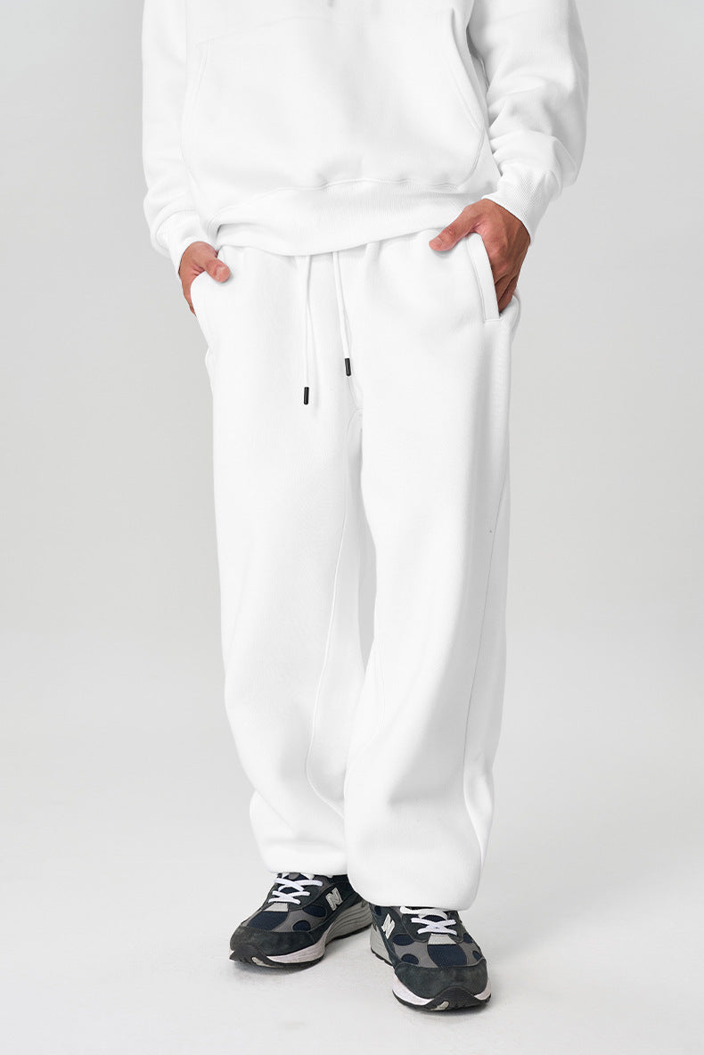 Elastic Waistband Cozy Cotton Sweatpants