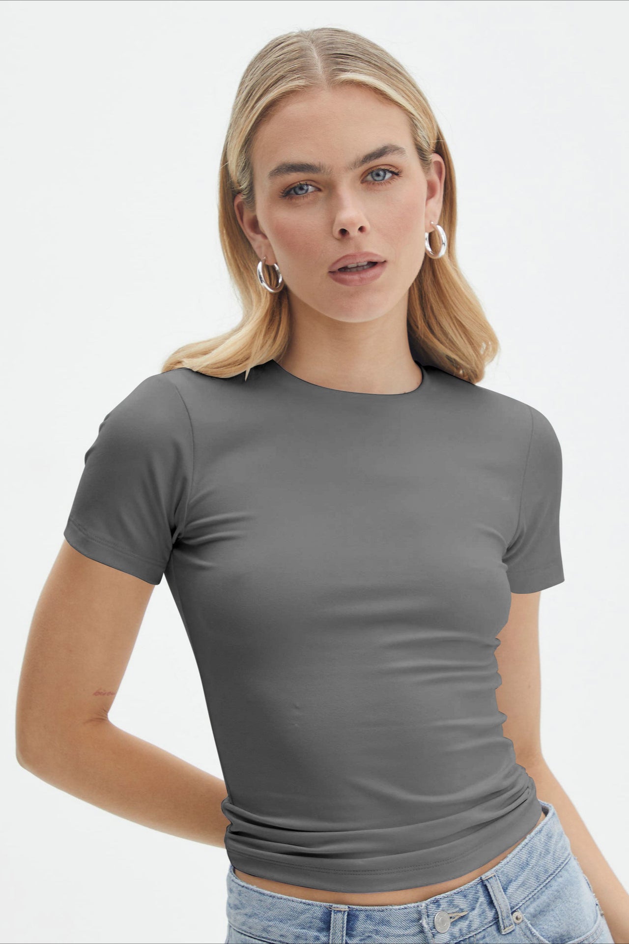 Women's Basic Casual Crew Neck T-Shirt