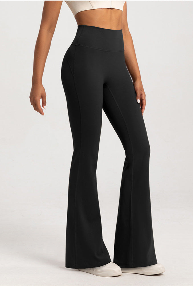 Sleek High-Waisted Flare Yoga Leggings